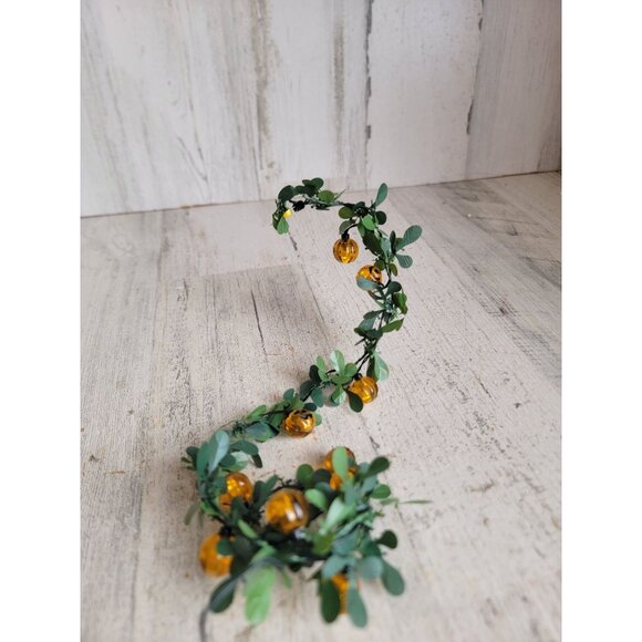 Lemax garland pumpkin string mini village accessory Halloween - Picture 6 of 6